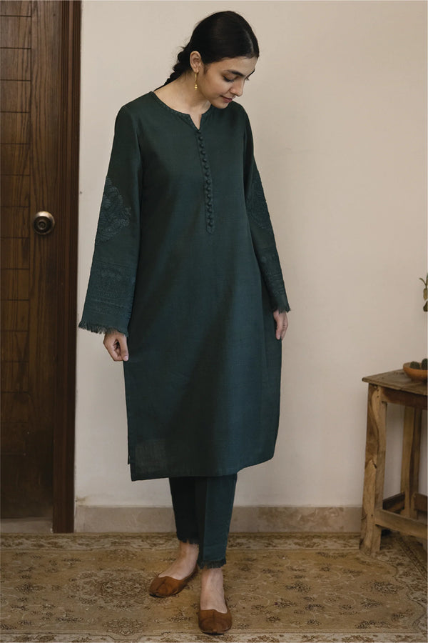 EMPIRE GREEN | 2-Piece Stitched Suit