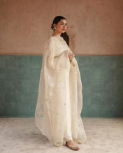 Noor-e-Eid / Ivory | Stitched- 3 Piece